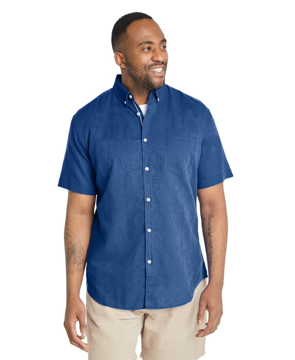 Johnny Bigg Big & Tall Fresno Linen Shirt