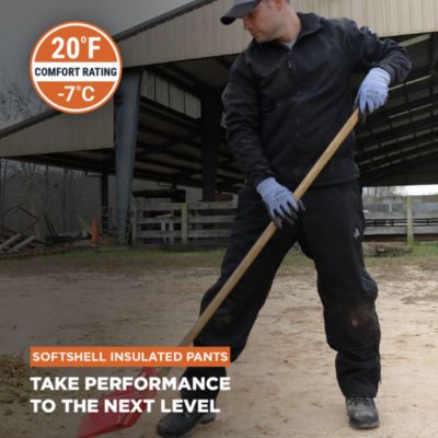 Men's Softshell Pants - Insulated, Water-Repellent, Wind-Tight Workwear