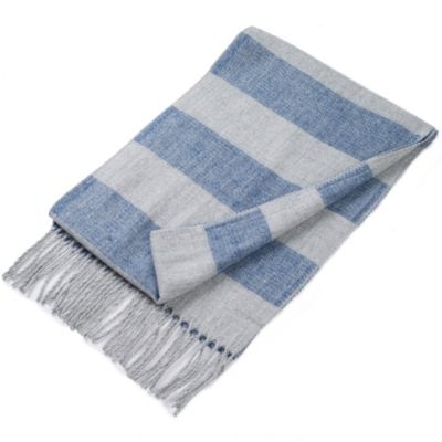 Men's Scarf Soft Knit Winter Scarves Plaid Striped or Solid Neck Covering Long Warm Stylish