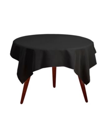Square Tablecloth - 52 x 52 Inch - Heavy Duty Washable Polyester - For Small Square or Round Tables