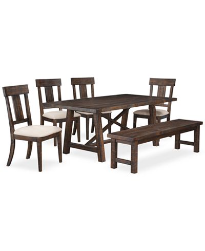 Ember 6-Piece Dining Room Furniture Set, Created for Macy&#39;s, - Furniture - Macy&#39;s