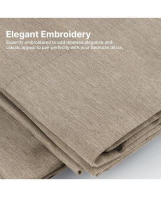 18"-24" Extra Deep Pocket Microfiber 6-Pc. Sheet Set, King