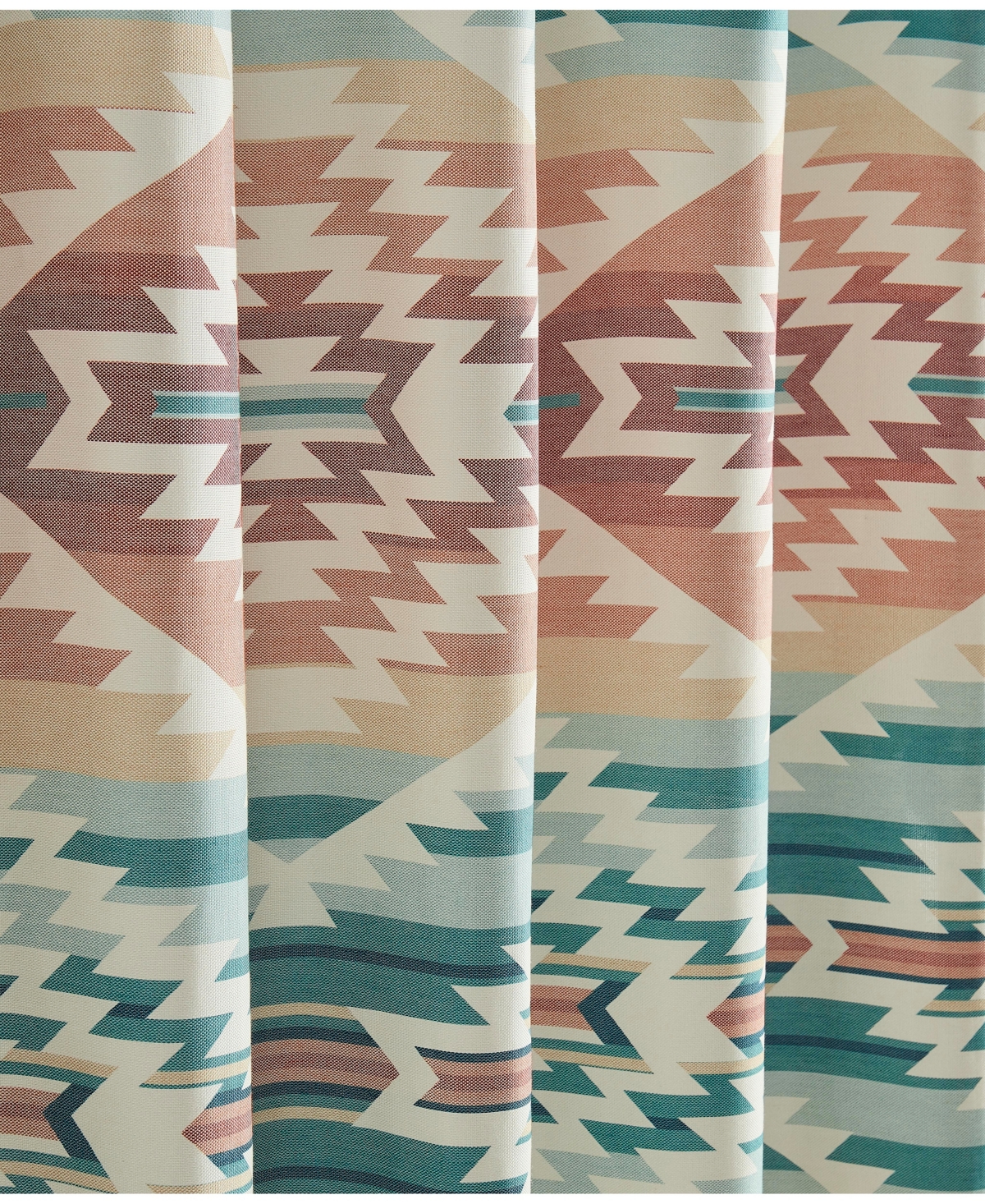 Pendleton Pagosa Springs Cotton Shower Curtain 72" X 72" In Green