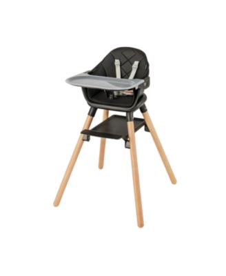 Kids 6 in 1 Convertible Highchair with Safety Harness and Removable Tray