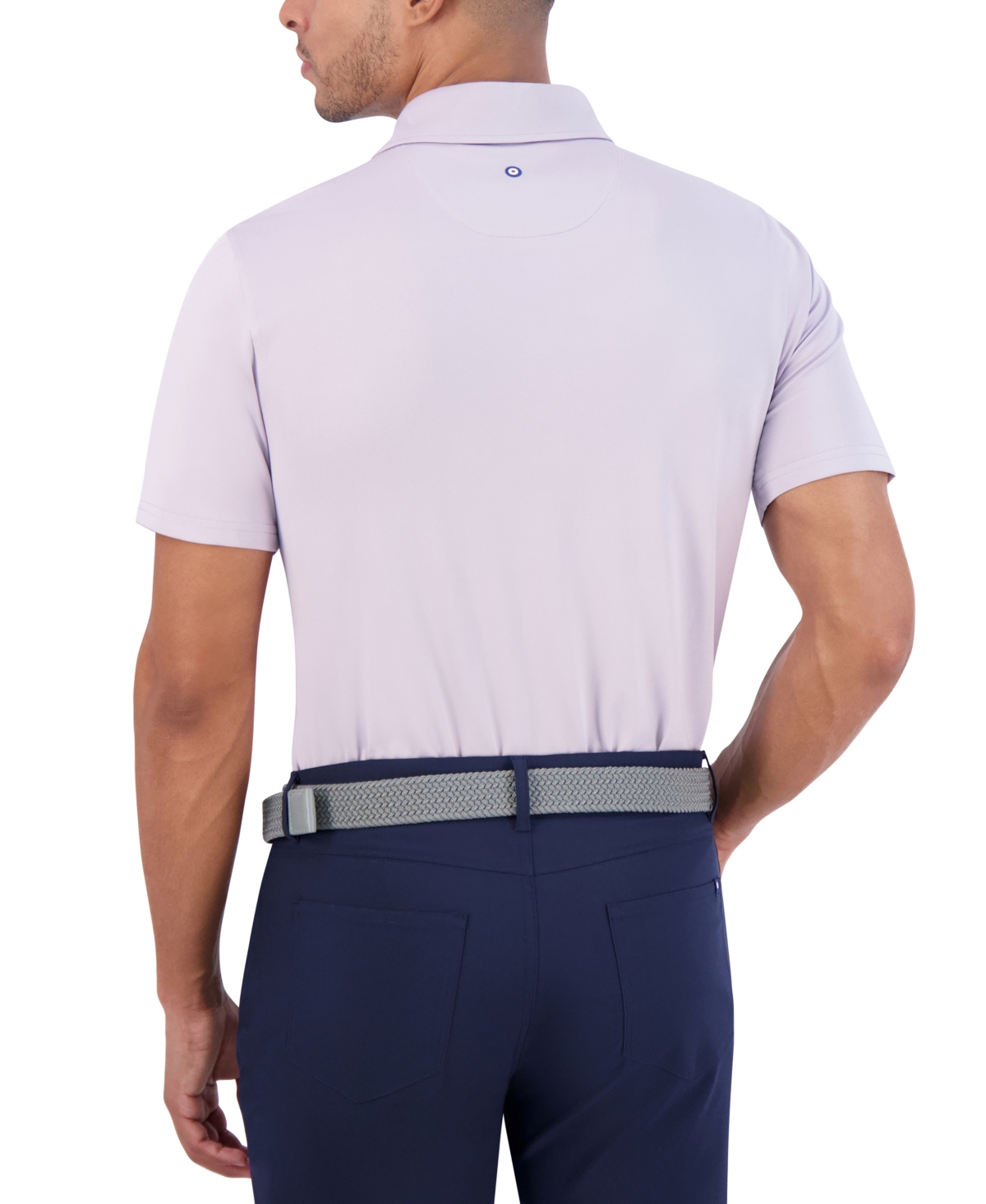 Ben Sherman Solid Tech Pique Sports Fit Pocket Polo In Black
