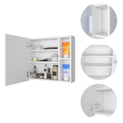 Myrick 2-Shelf Medicine Cabinet With Mirror