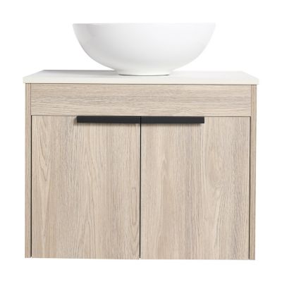 Streamdale 24" Modern Design Float Bathroom Vanity With Ceramic Basin Set
