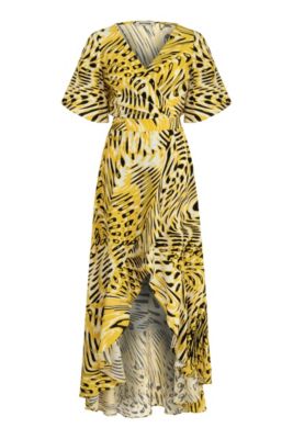 Women's Printed Asymmetrical Dress