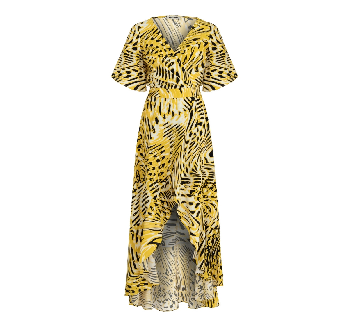 Nocturne Women's Printed Asymmetrical Dress - Multi-colored