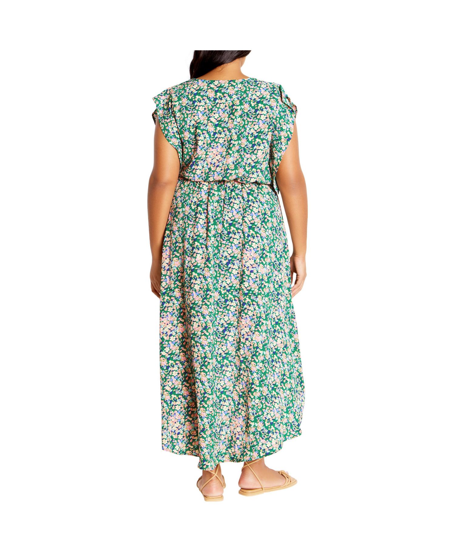 Women's Ditsy Wrap Dress