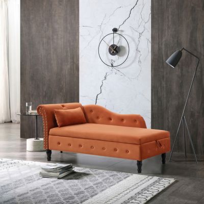 Streamdale Tufted Multifunctional Velvet Chaise Lounge
