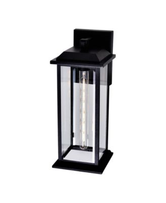 16.4" Metal Blackbridge 1 Light Outdoor Wall Lantern