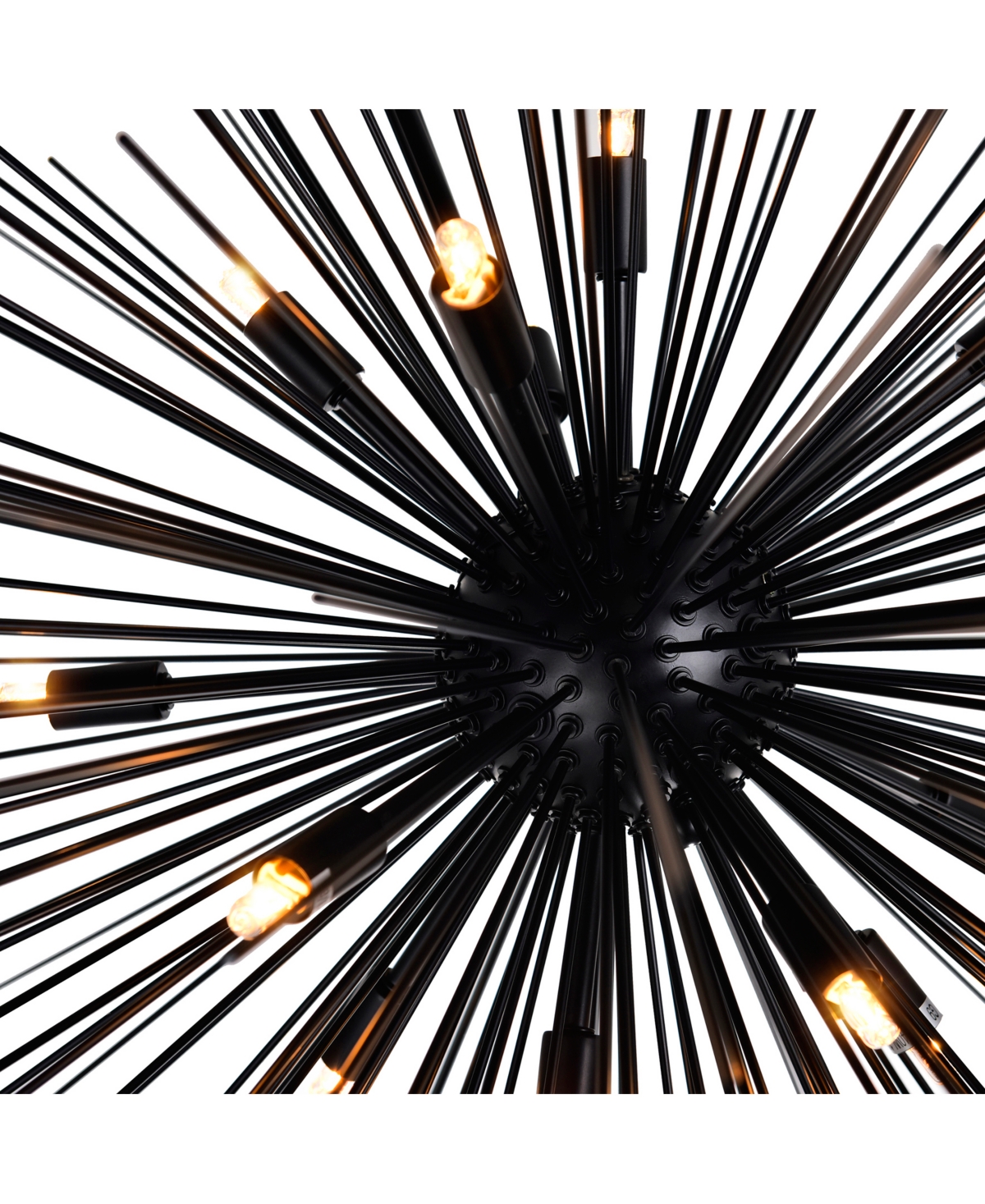 Shop Cwi Lighting 40" Metal Savannah 14 Light Chandelier In Black