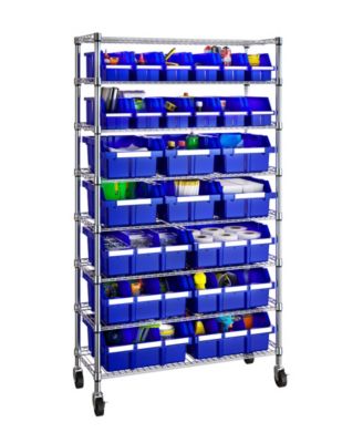 8-Tier 24 Bin Rack System, NSF Certified
