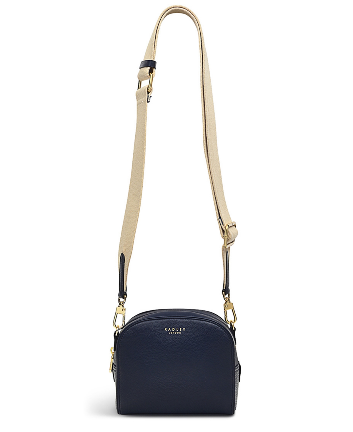 Arden Crescent- Small Zip Around Crossbody - Ink