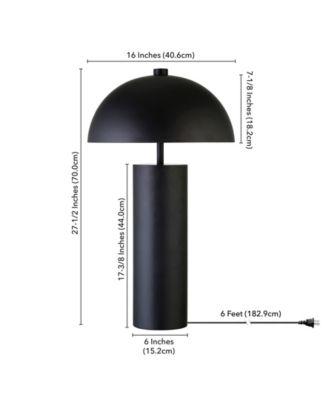 York 27" Tall Table Lamp with Metal Shade