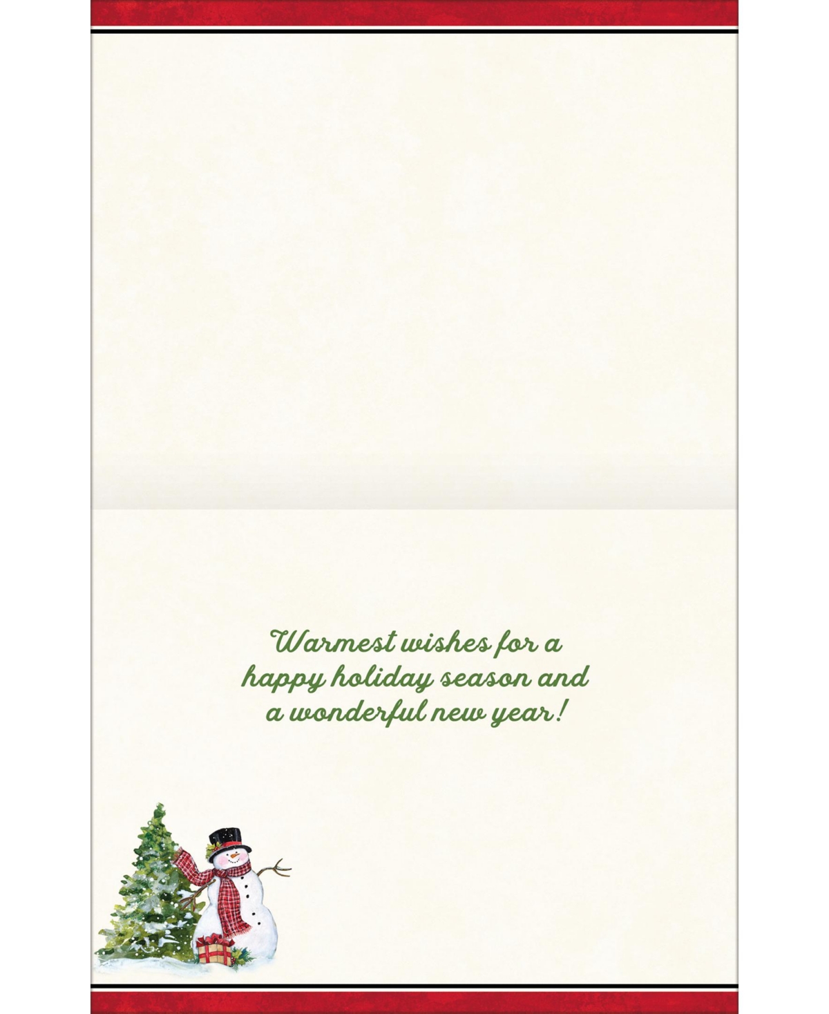 Lang Red Truck and Snowman Boxed Cards