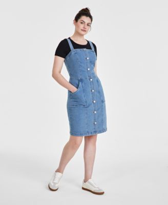 Macy's jean dress best sale