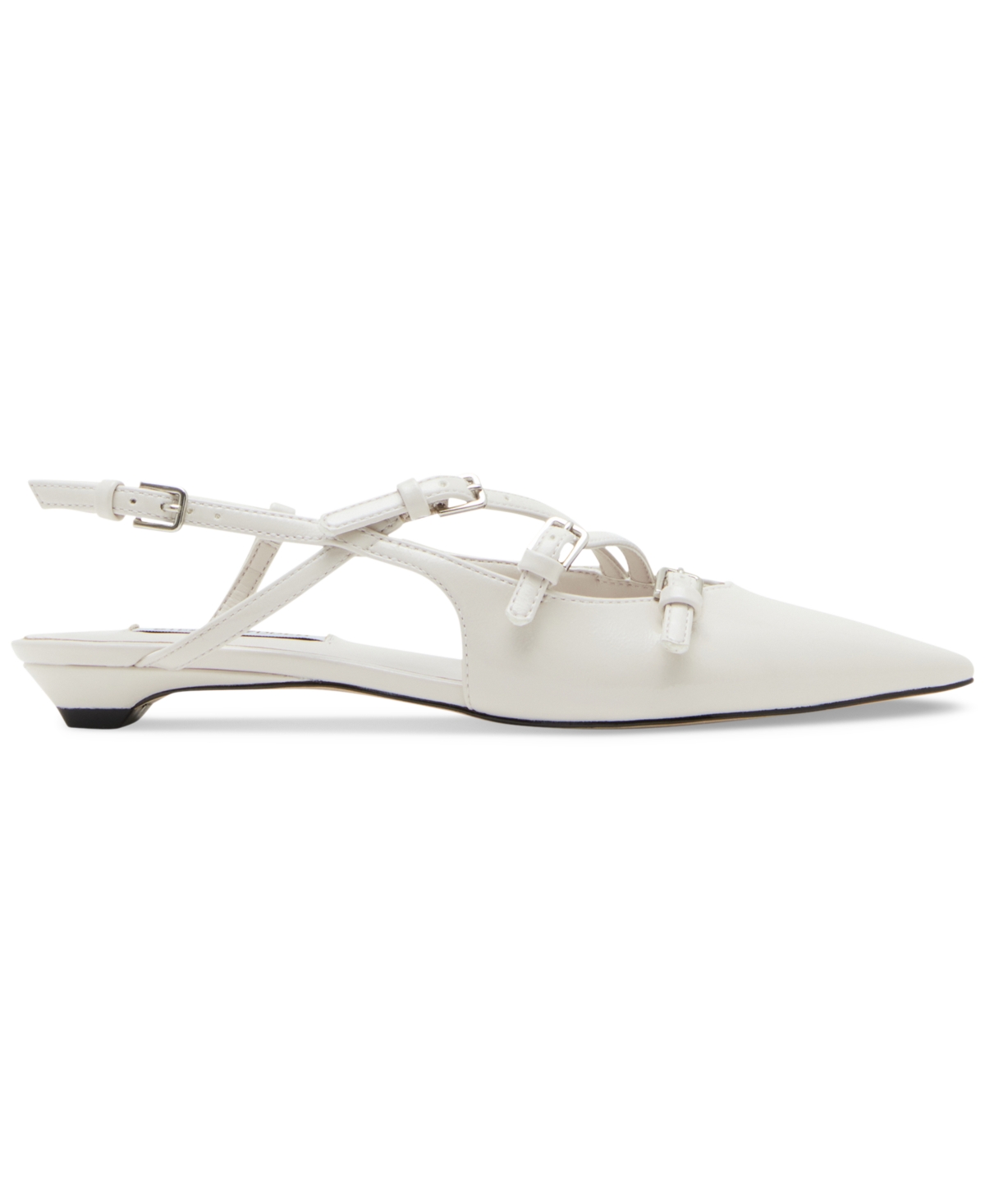 Steve Madden Women's Peony Strappy Pointed-Toe Slingback Flats
