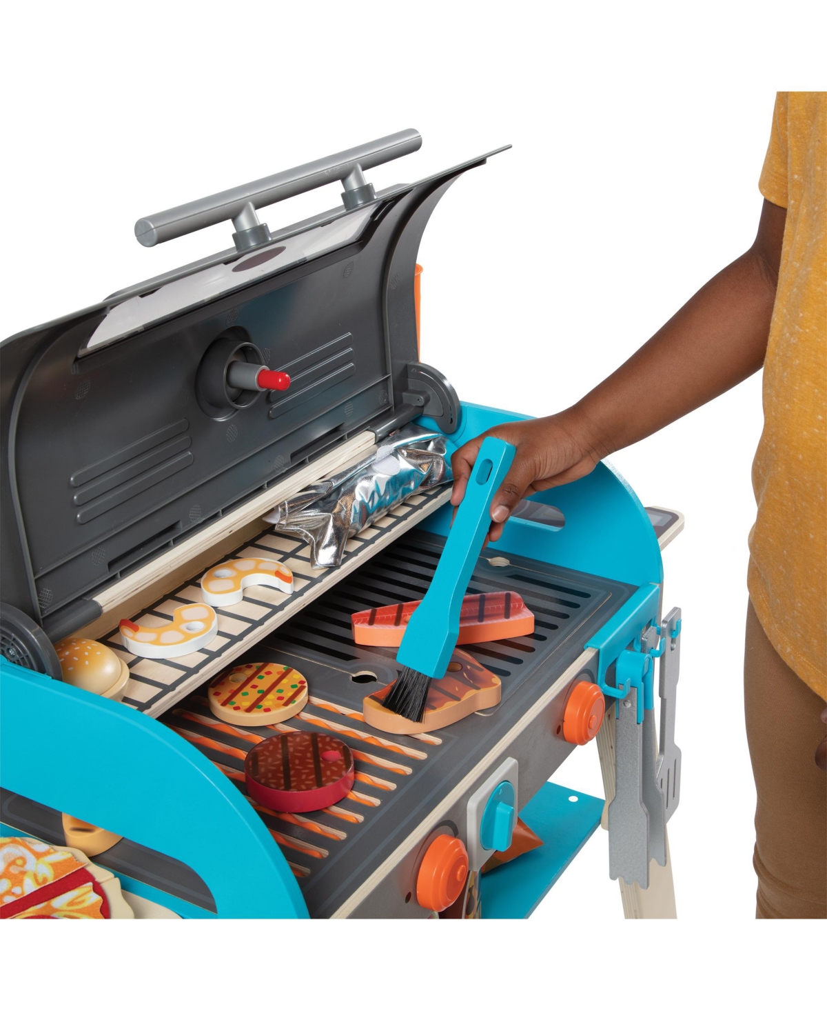 Melissa & Doug Deluxe Grill Pizza Oven Playset In Multi-color