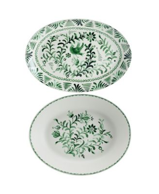 Sicily Serve Bowl & Platter Set