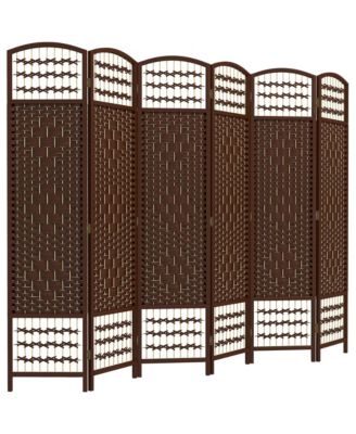 6 Panel Room Divider, Folding Screen, 5.6',