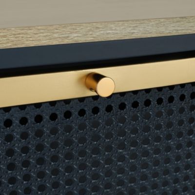 3-Door Metal Shoe Rack, Freestanding Modern