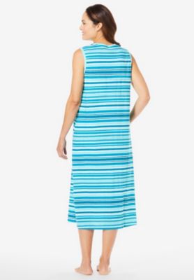 Women's Long Sleeveless Sleepshirt