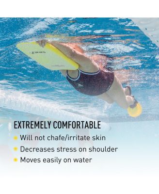 Standard Foam Swimming Kickboard Yellow, Adult