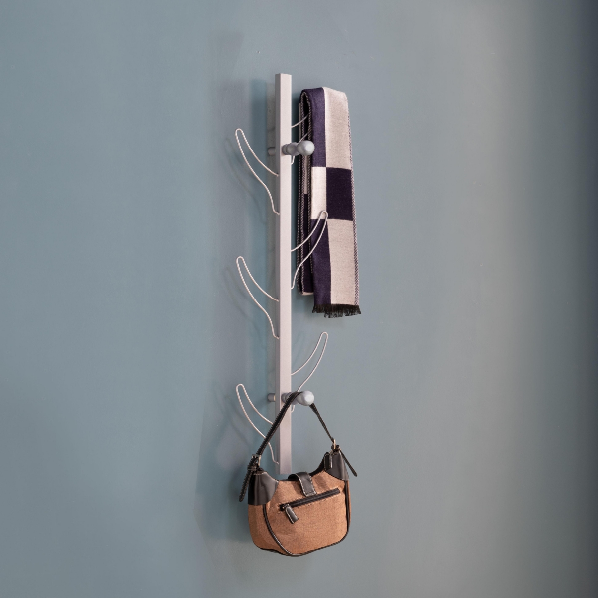 Coat Hat Rack Silver - Silver