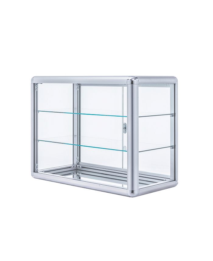 Simplie Fun Sliding Glass Door Showcase with Lock - Macy's