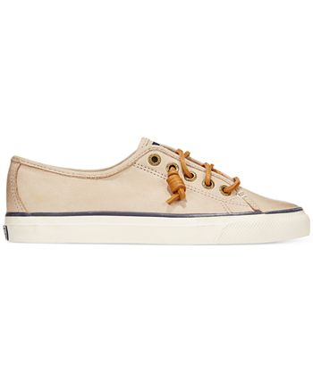 Sperry women's seacoast leather sneakers hotsell