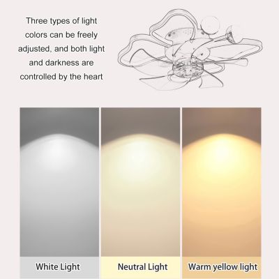 Streamdale Modern Butterfly Design Ceiling Fan with Remote Control