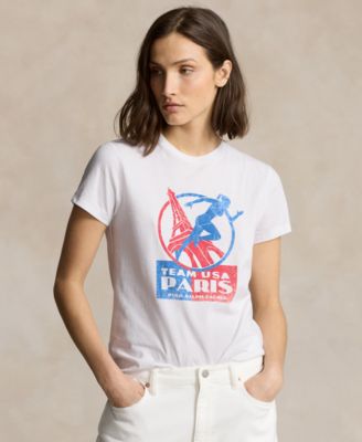 Ralph lauren t shirts women's macy's online