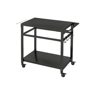 Slickblue Double-Shelf Movable BBQ Cart with 4 Lockable Wheels - Macy's