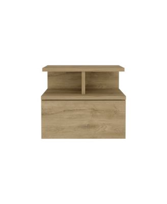  Floating Nightstand Flopini, One Drawer, Macadamia Finish