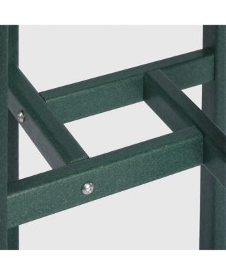 Outdoor Patio Counter Height Bar Stools Bistro Bar Table 4-Piece Set