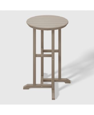 Outdoor Patio Counter Height Bar Stools Bistro Bar Table 4-Piece Set