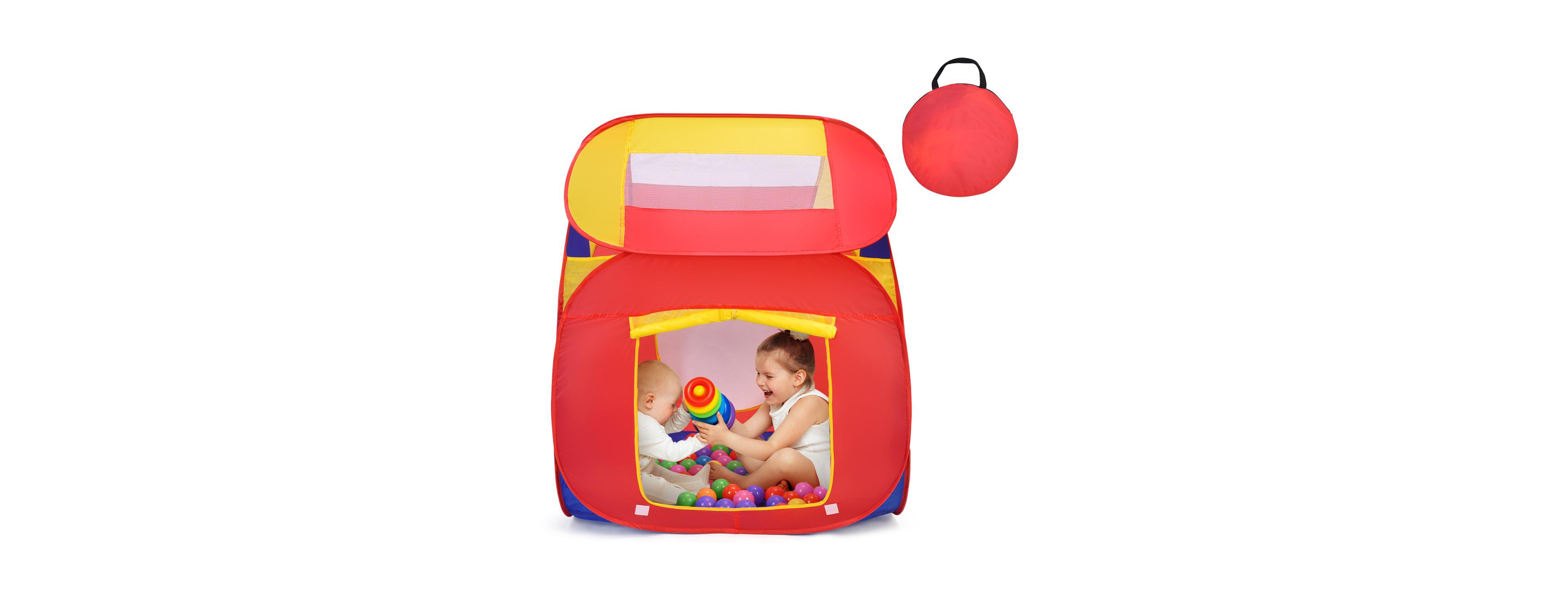 Portable Kid Baby Play House Indoor Outdoor Toy Tent Game Playhut With 100 Balls