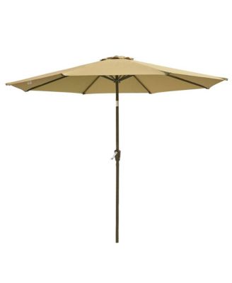 UV50+ Fade Resistant New OLEFIN Outdoor Patio Umbrella 8 Rib Crank Tilt Beach Market Water Repellent