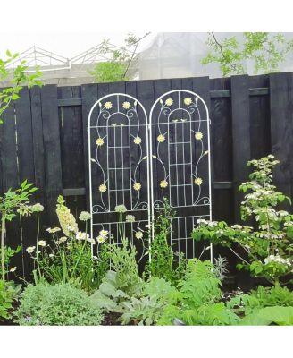 Streamdale Metal Garden Trellis 86.7" x 19.7" for Climbing Plants