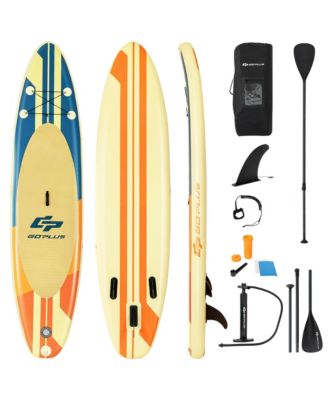 11ft Inflatable Stand Up Paddle Board Surfboard with Bag Aluminum Paddle Pump
