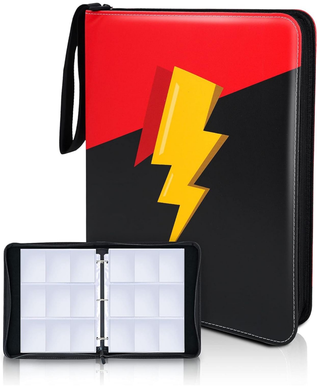 NeatoTek Waterproof 9-Pocket Trading Card Binder: 720 Pockets for Gaming Cards, Yugioh, Sports