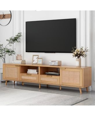 Modern Farmhouse TV Stand for 85" TVs