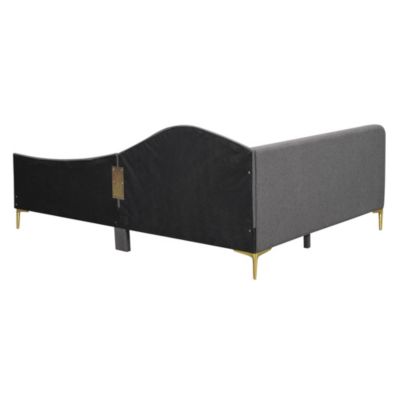 Streamdale Upholstered Full-Size Daybed with Armrest