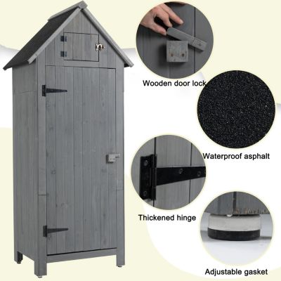 Streamdale Outdoor Storage Cabinet 70.5H x 30.3L x 21.3W
