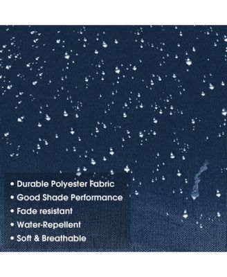 10ft 3 Tier Patio Market Umbrella Aluminum Shade Shelter Double Vented Turquoise