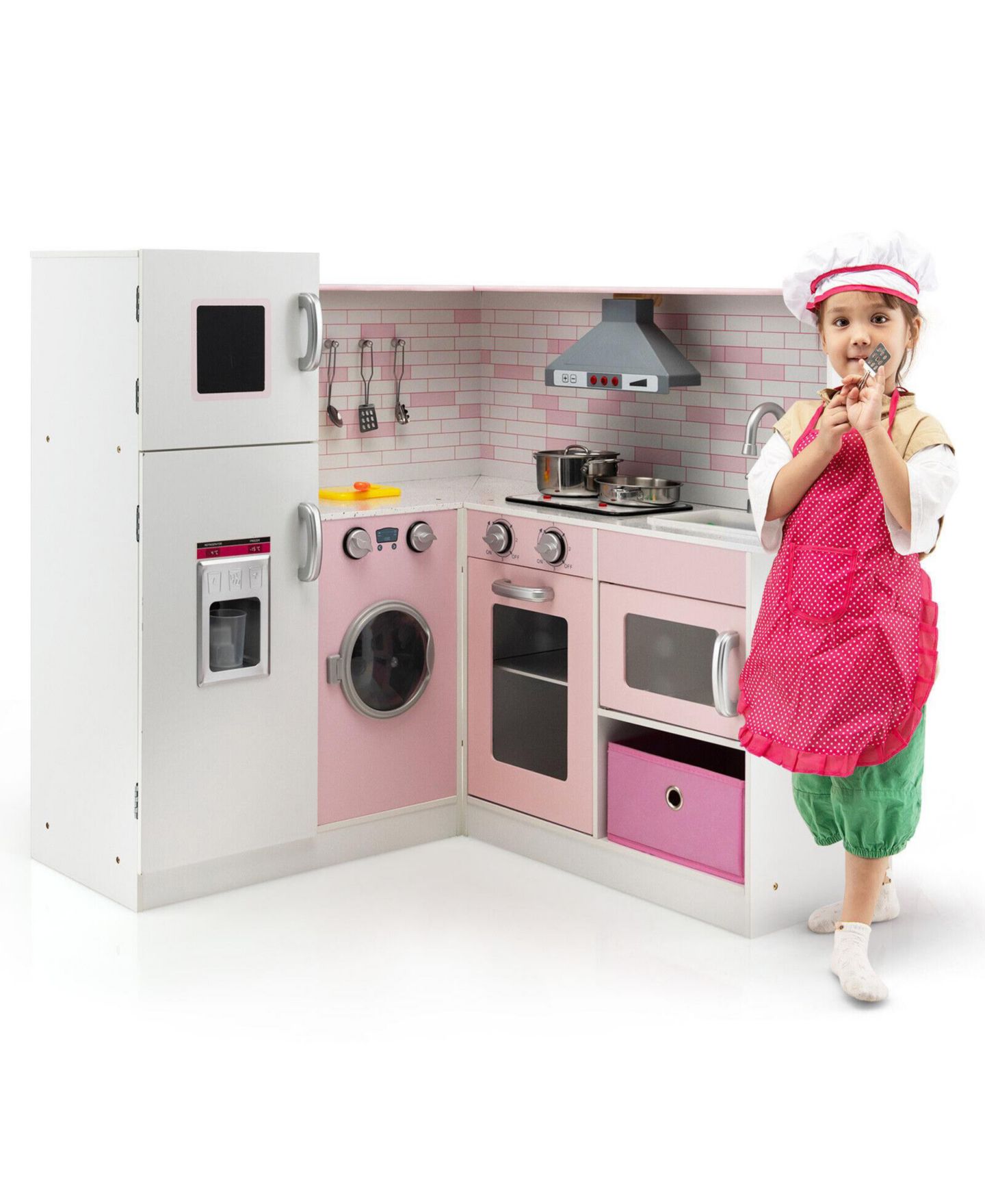 Детская игрушка SUGIFT Sound and Light Corner Play Kitchen, Ages 3+ — фото 6