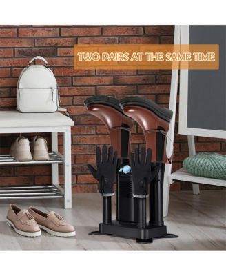 Electric Shoe Boot Dryer 4 Shoes with 180 Mins Timer Ozone Disinfection
