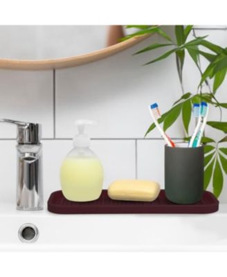 Silicone Sponge Holder for Kitchen Sink - Flexible Multipurpose Soap Tray